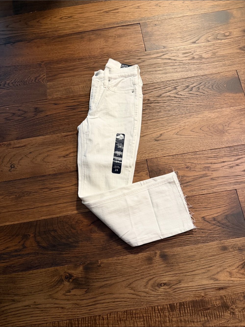 J. Crew Mid-Rise Flare Crop Size 24 NWT